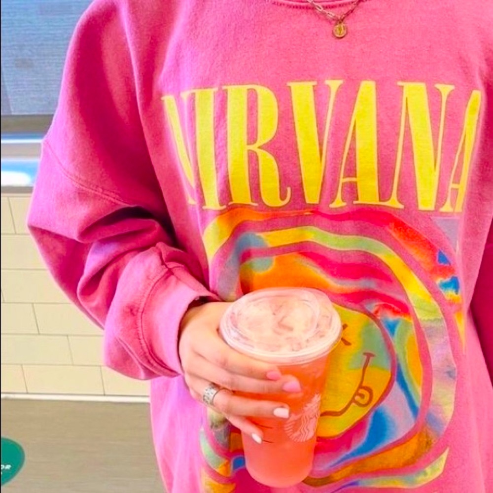 Nirvana Urban Outfitters Sweatshirts Set 💛🌸✨